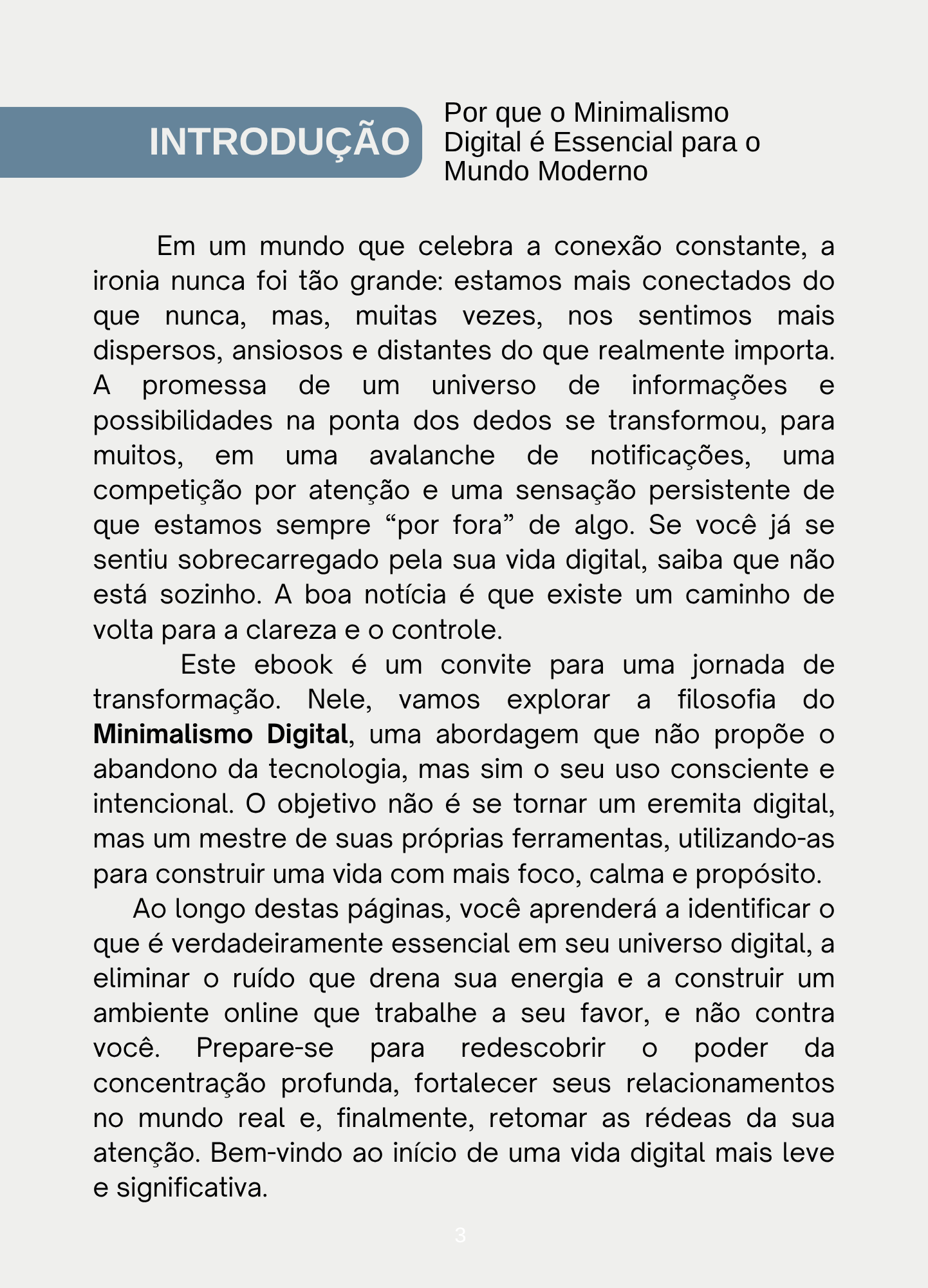 MINIMALISMO DIGITAL - Organize sua Vida Online e Recupere o Foco