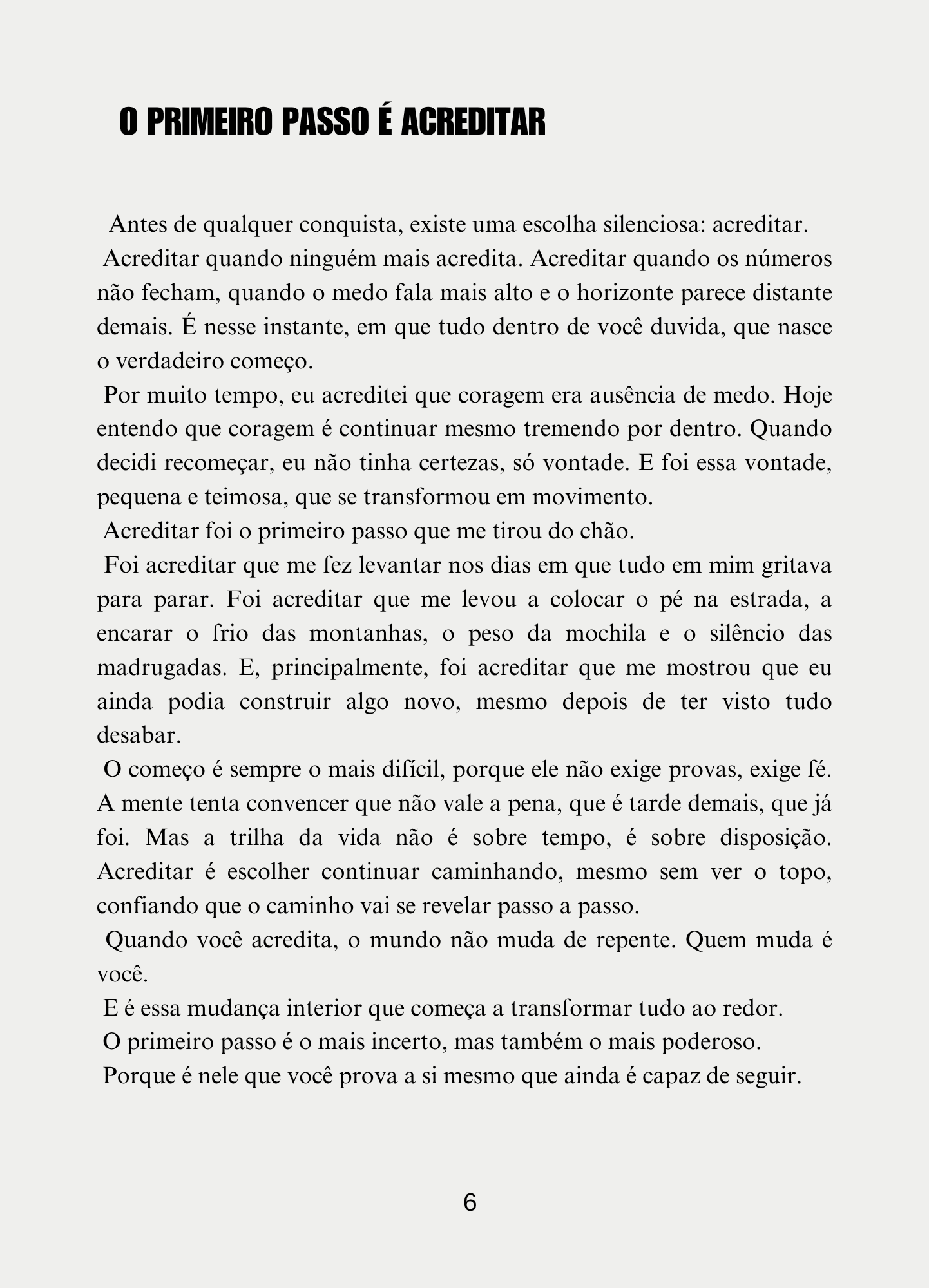 Sua Própria Trilha – A Montanha Interior