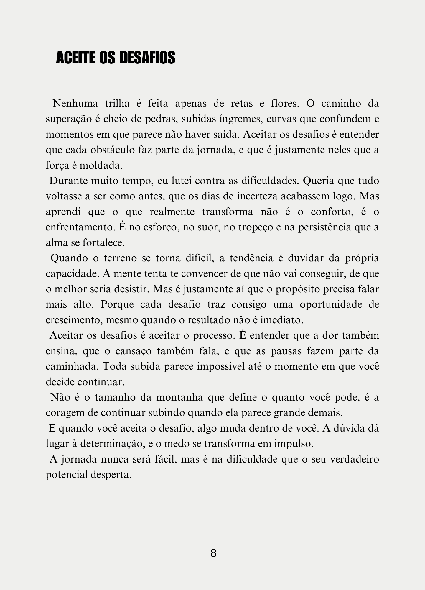 Sua Própria Trilha – A Montanha Interior